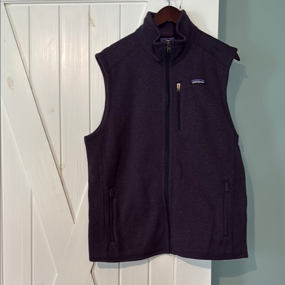 Patagonia Better Sweater  Deep Purple Sleeveless Fleece